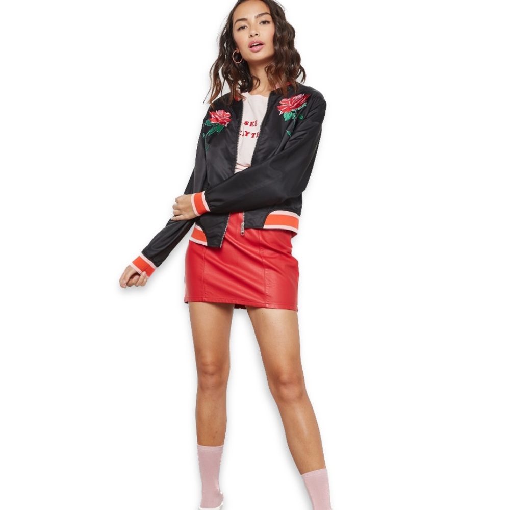 Ban.do Floral Bomber Jacket